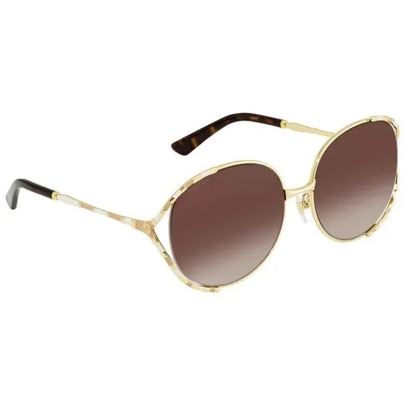 Gucci | Accessories | New Gucci Brown And Gold Oval Womens  display picture 3